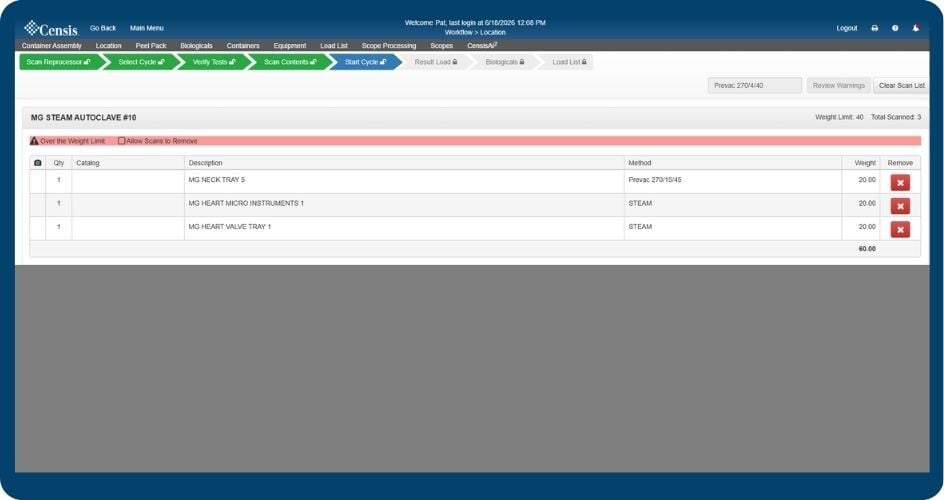 ScopeTrac Advanced promoting AAMI compliance