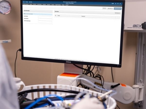 Using endoscope reprocessing software in an SPD