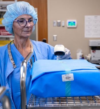 Using surgical software programs for instrument tracking in a hospital. 